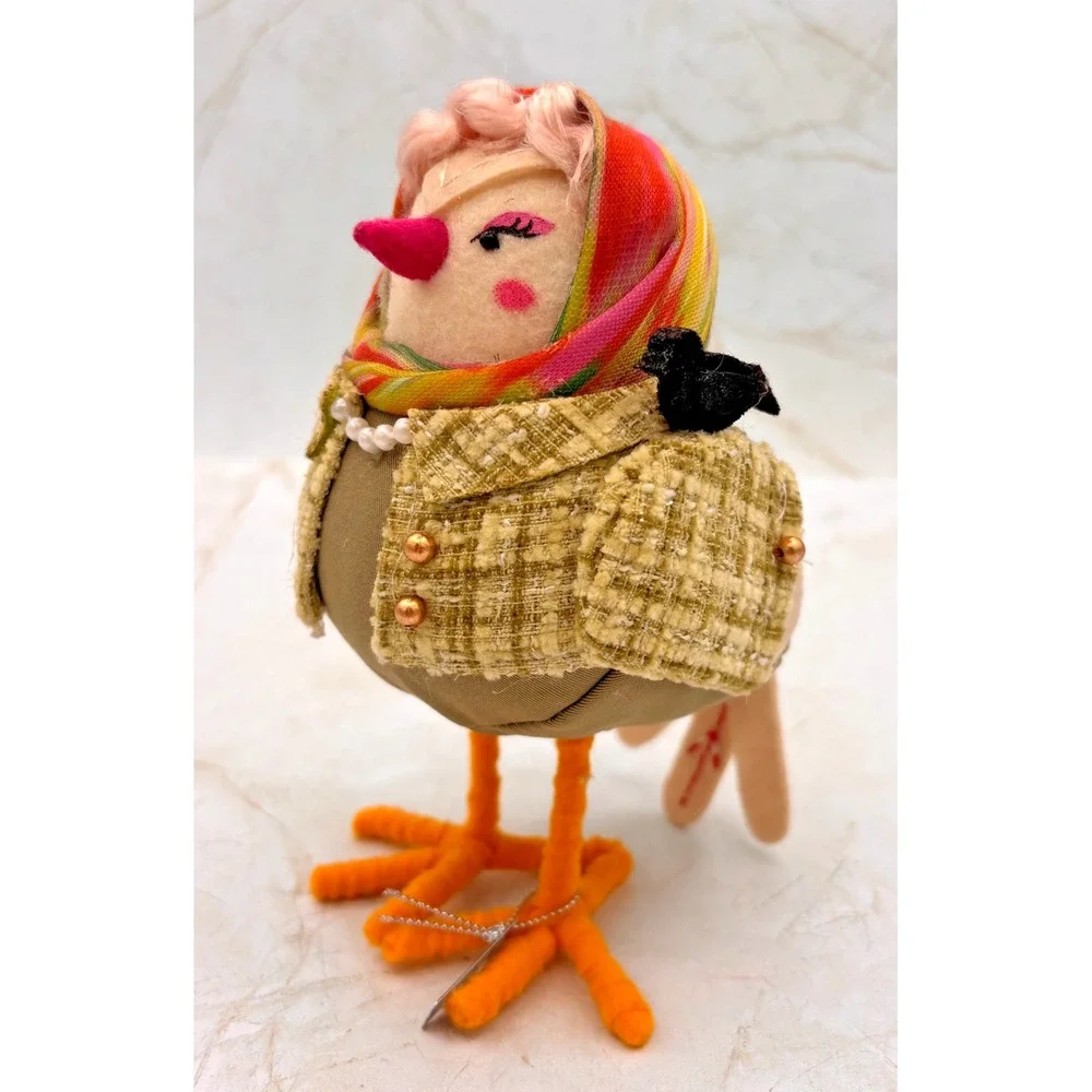 2024 Target Pride Featherly Friends Hollywood Movie Star Fabric Bird w/‎ Tag EUC